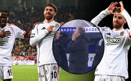 Beşiktaş'ta Orkun Kökçü 4 yıl sonra başardı: Sergen Yalçın tepkisini gizleyemedi!