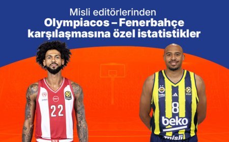 Misli editörlerinden Olympiacos - Fenerbahçe karşılaşmasına özel istatistikler