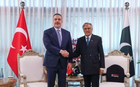 Dışişleri Bakanı Hakan Fidan, Pakistanlı mevkidaşı Dar ile görüştü