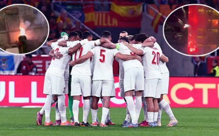 Kosova maçı öncesi A Milli Takım'ın kaldığı otele havai fişekli saldırı! İki kişi gözaltına alındı