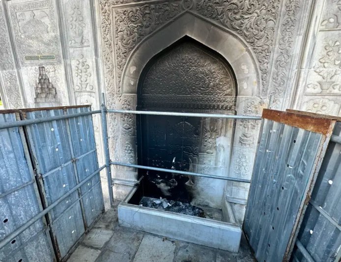 300 yıllık tarihi çeşmeyi yakan şüpheli tutuklandı