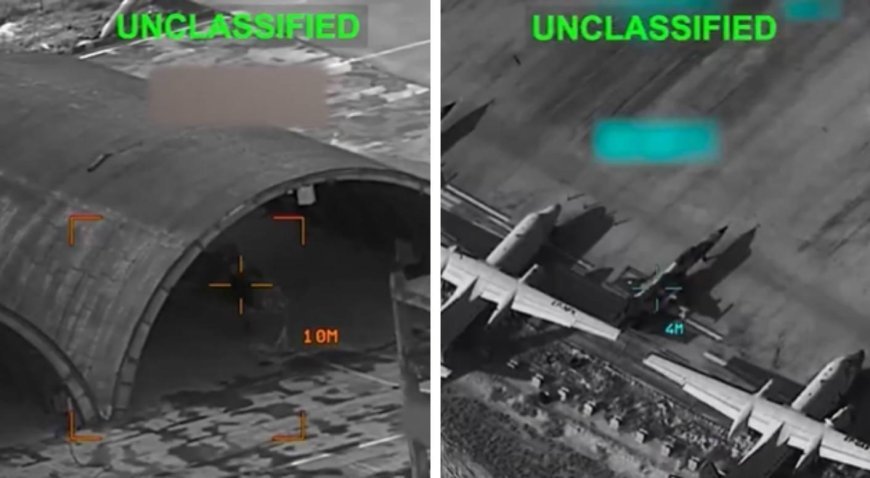 ABD saldırı görüntülerini paylaştı! İran uçakları birer birer vuruldu