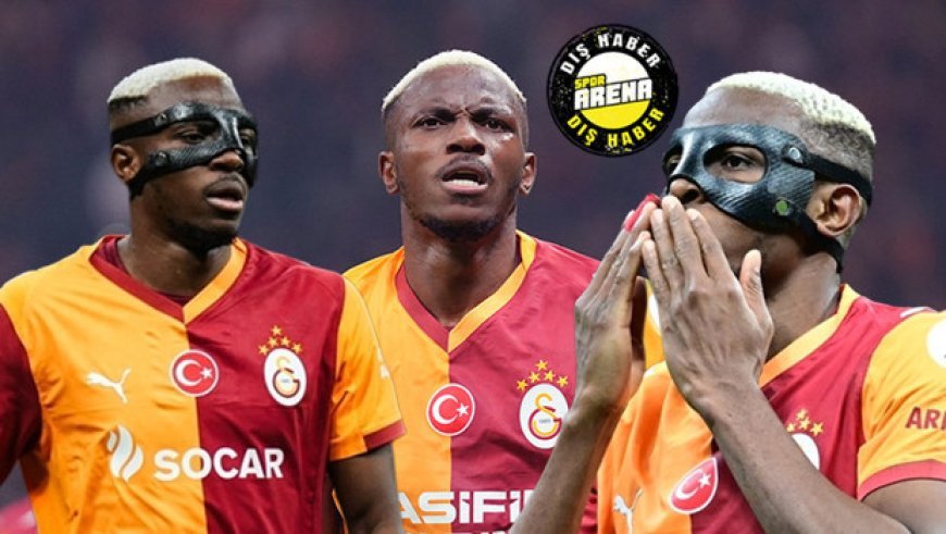 Galatasaray'da Victor Osimhen dünya devinin listesinde!