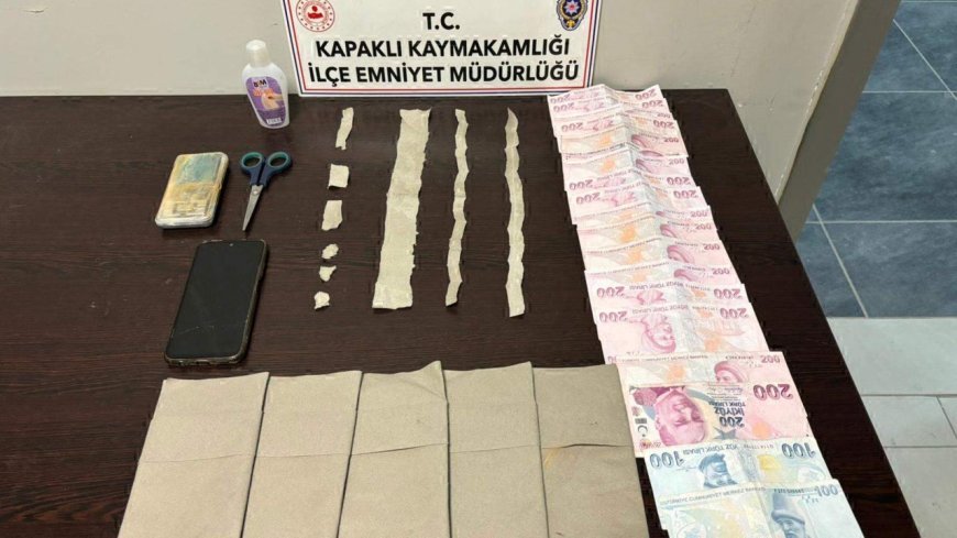 Suçüstü yakalanan uyuşturucu satıcısı tutuklandı