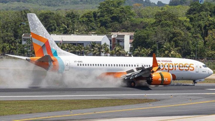 Yolcu uçağı sert iniş yaptı, iniş takımları parçalandı