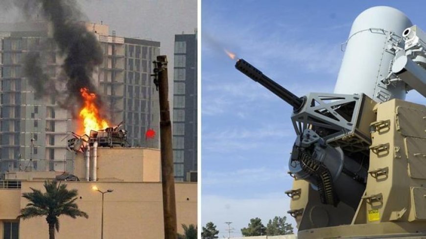 ABD’nin Bağdat Büyükelçiliği füze ile vuruldu! Sıcak görüntü