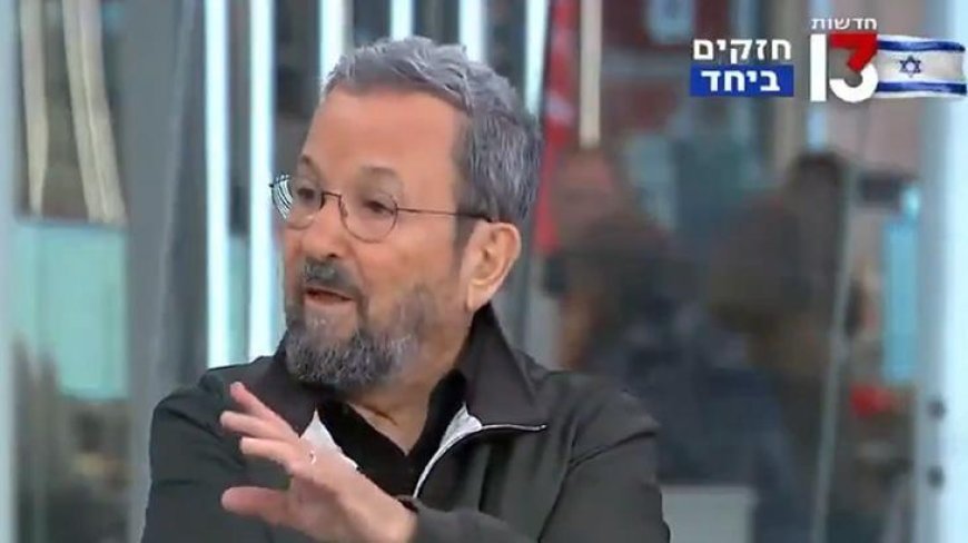 İsrail'de taşlar yerinden oynadı! Eski Başbakan Barak'tan canlı yayında şok itiraf! 'Hepsi yalan, gerçeği söyleyelim'