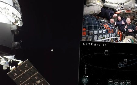 Ay yolculuğundan canlı yayın: Yolun yarısı tamamlandı