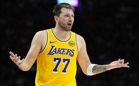 Lakers'ta Doncic şoku! Normal sezonu kapattı