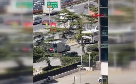 İstanbul İsrail Konsolosluğu yakınında çatışma. Olay yerinden ilk görüntü