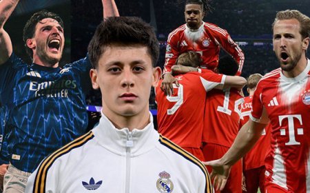 Şampiyonlar Ligi'nde 'avantaj' gecesi: Bayern Münih, Real Madrid'i yıktı, ; Arda Güler göz doldurdu! Arsenal son nefeste...