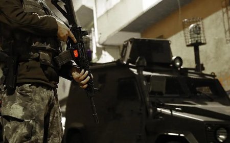 Konsolosluk önündeki saldırının ardından DAEŞ operasyonu. 19 gözaltı