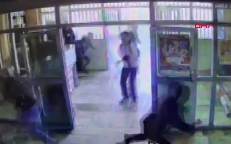 Şanlıurfa Siverek'te lisede silahlı saldırı anı: Saldırgan okula böyle girdi