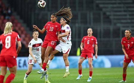 A Milli Kadın Futbol Takımı, İsviçre'ye mağlup!