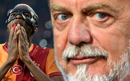 De Laurentiis'ten Osimhen itirafı: 'Çok büyük hata yaptım!'