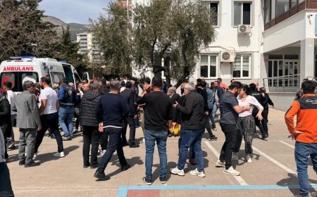 Kahramanmaraş'ta okula silahlı saldırı. İşte olay yerinden ilk görüntüler