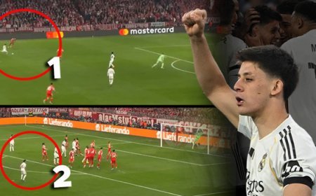 Şampiyonlar Ligi'nde Arda Güler şov var! İki inanılmaz golle Real Madrid'i sırtında taşıdı