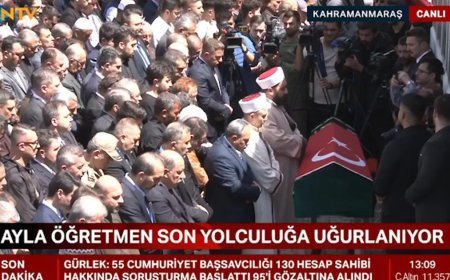 Öğrencilerine siper olan Ayla öğretmene veda