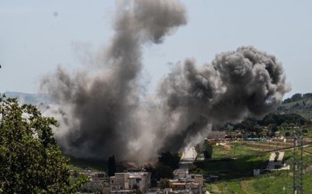 İsrail'den Lübnan'a bombardıman! Bölgeden sıcak görüntüler