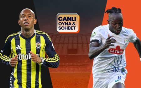Fenerbahçe'nin konuğu Rizespor! Kritik maçın heyecanı canlı sohbet ile Misli'de