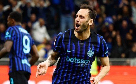 Hakan Çalhanoğlu'nun şovu Inter'i finale taşıdı!
