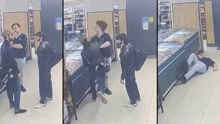 Yer: İstanbul! Market çalışanına yumruk şoku