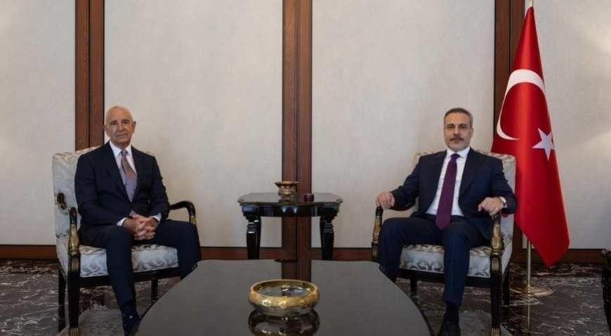 Dışişleri Bakanı Hakan Fidan, ABD'li Büyükelçi Barrack'ı kabul etti