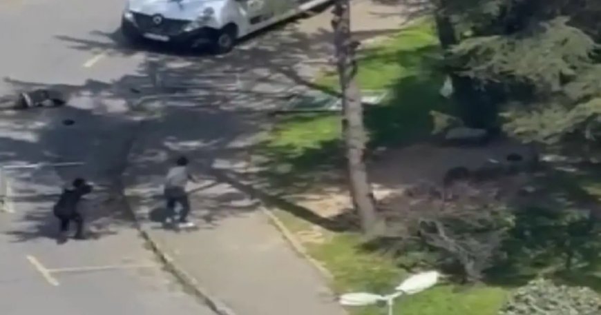 İstanbul İsrail Konsolosluğu önünde çatışma: Saldırganların etkisiz hale getirildiği anlar kamerada