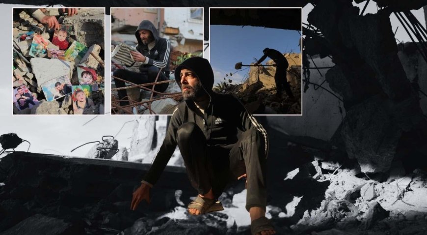 Enkaz altındaki 4 çocuğunu elleriyle kazarak arıyor! 'Hayattayım ama ölü gibiyim'