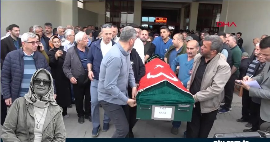 Ayla öğretmenin cenazesi yakınlarına teslim edildi