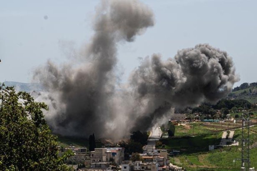 İsrail'den Lübnan'a bombardıman! Bölgeden sıcak görüntüler