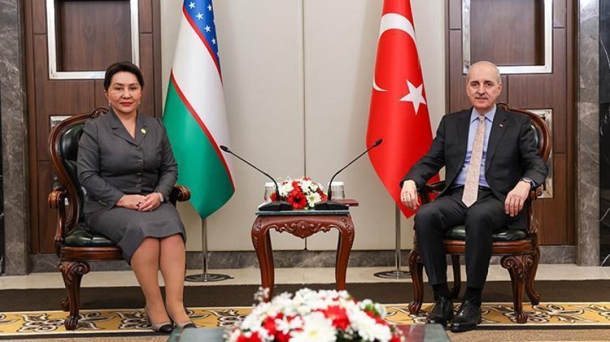 TBMM Başkanı Kurtulmuş, Özbekistan Senatosu Başkanı Narbaeva ile görüştü