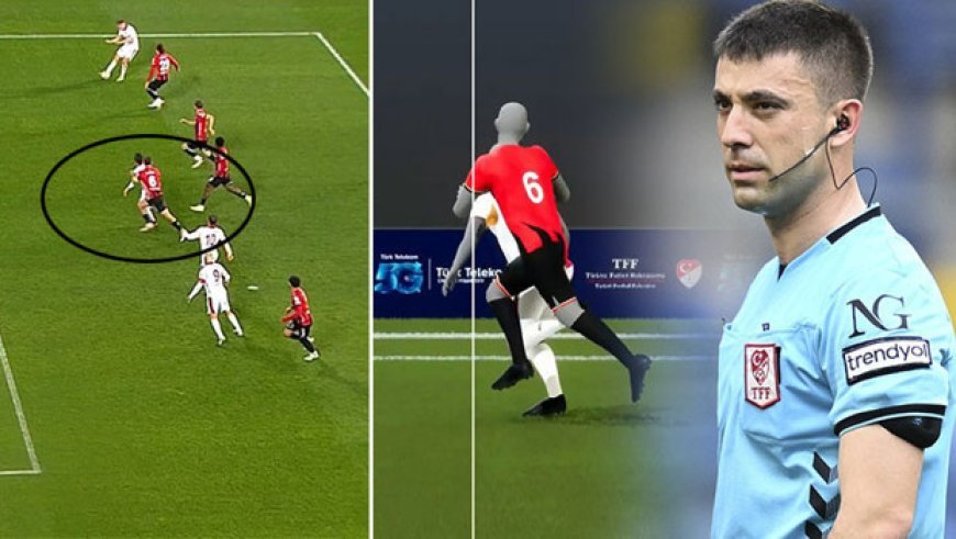 Ankara'da VAR damga vurdu! Galatasaray'dan iptal edilen gole tepki: ''Yine ender görülen bir şekilde'
