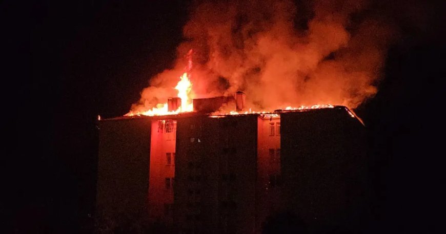 Aydın'da lise yurdunda yangın paniği: 46 öğrenci tahliye edildi