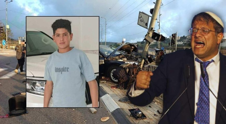 İsrailli bakana ait araç 16 yaşındaki Filistinli çocuğu ezerek öldürdü! Ben Gvir'den skandal yalanlama