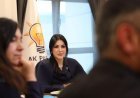 AK Partili Ayan gazetecilerle bir araya geldi