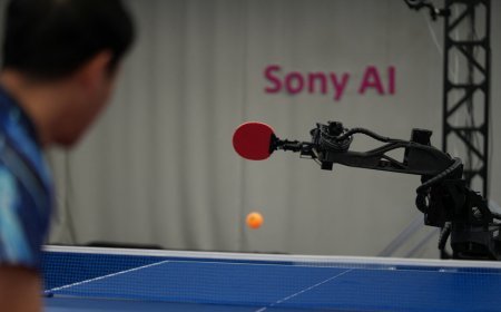 Yapay zeka raket tuttu. Masa tenisi robotu profesyonelleri yendi
