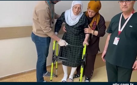 107 yaşındaki Fatma Nine kalçasını kırdı, iki gün içinde ayağa kalktı