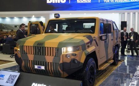 Türkiye'nin yeni savunma gücü ilk kez görücüye çıktı. PAMİR 4x4 göreve hazır