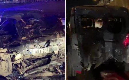 Kocaeli’de feci kaza: 4 araç birbirine girdi, 3 yaralı