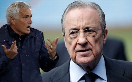 Real Madrid Kulübü Başkanı Florentino Perez'den Jose Mourinho yanıtı!