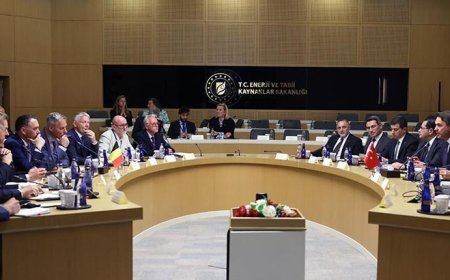 Bakan Bayraktar, Türkiye'nin enerji vizyonunu Belçikalı şirket temsilcileriyle paylaştı