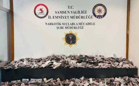 Uyuşturucu operasyonu: 33 bin 850 uyuşturucu hap ele geçirildi