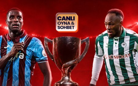 Türkiye Kupası’nda final zamanı! Trabzonspor-Konyaspor maçının heyecanı canlı sohbet ile Misli’de