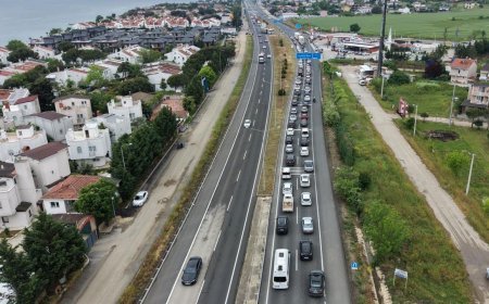 İstanbul-Tekirdağ kara yolunda trafik yoğunluğu / Ek fotoğraflar