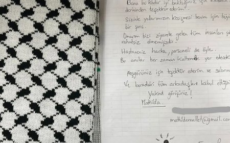 Sumud aktivistinden Türk doktorlara teşekkür mektubu