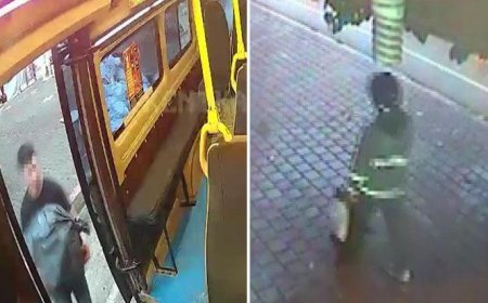 Adana'da kasklı telefon hırsızı tek hareketle yakayı ele verdi! Kaçış planı minibüs durağında bitti