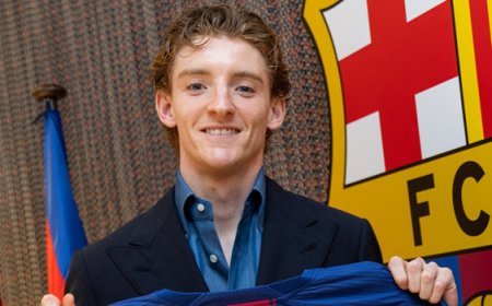 Anthony Gordon resmen Barcelona'da!