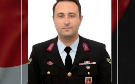 Otomobilin çarptığı Jandarma Astsubay Üstçavuş Ergün şehit oldu