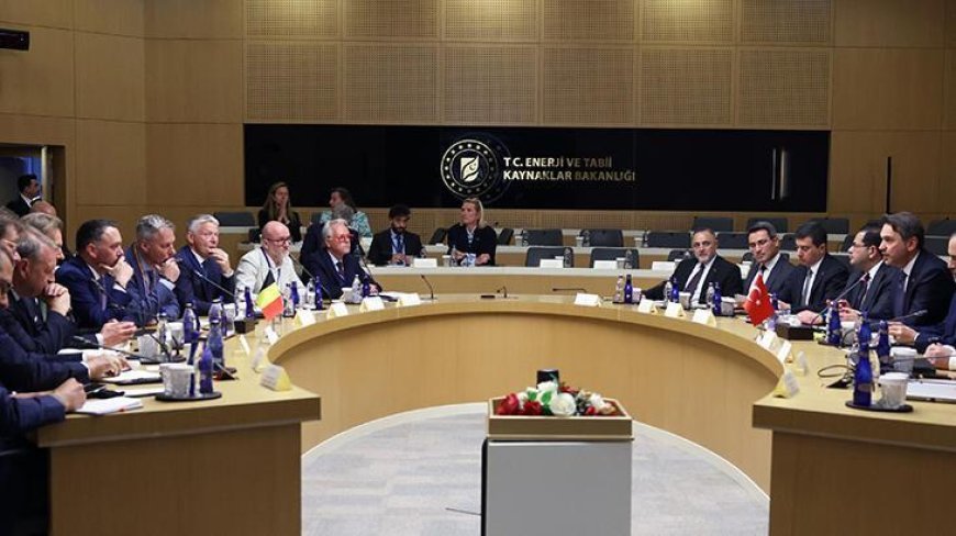 Bakan Bayraktar, Türkiye'nin enerji vizyonunu Belçikalı şirket temsilcileriyle paylaştı